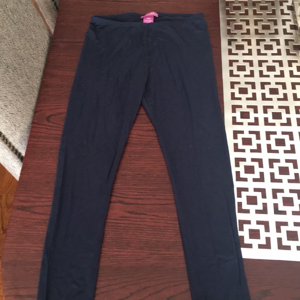 Aqua brand navy knit leggings